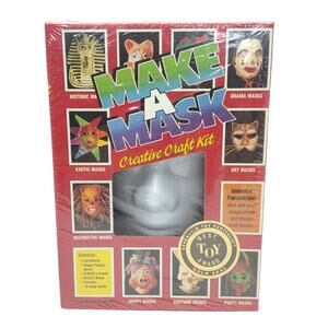 Educational Insights 1988 New Sealed Make A Mask Creative Craft Kit Set Best Toy